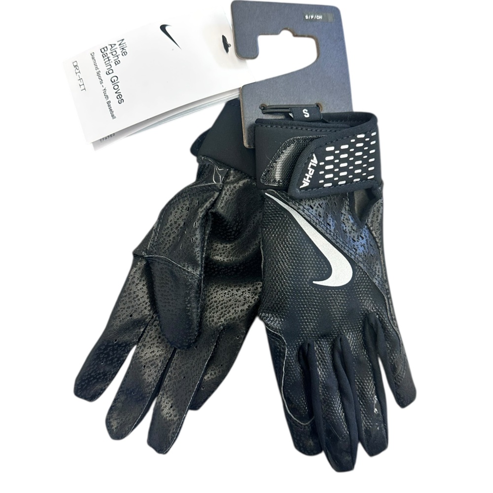 Nike Alpha Batting Gloves Youth Size Small NWT